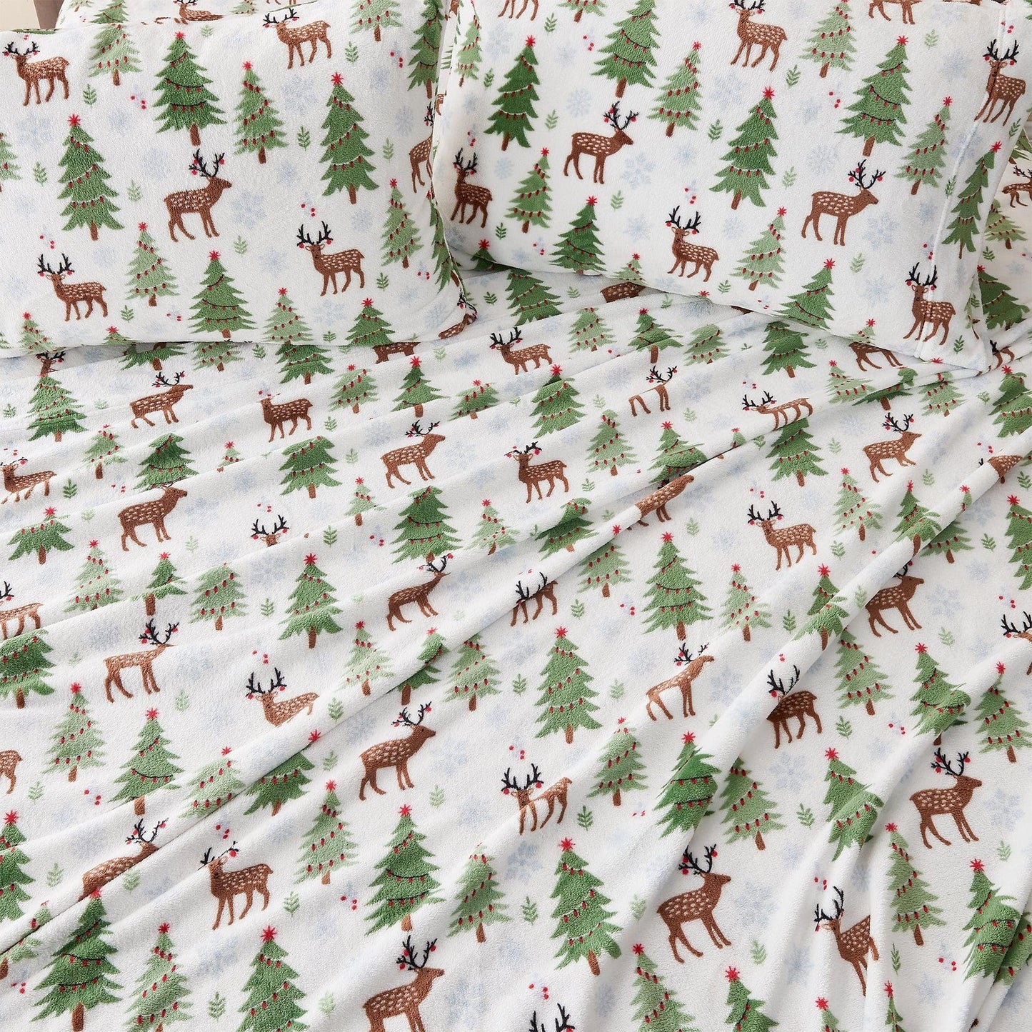 Printed Plush Sheet - Velvet Luxe Collection from PriceLows™