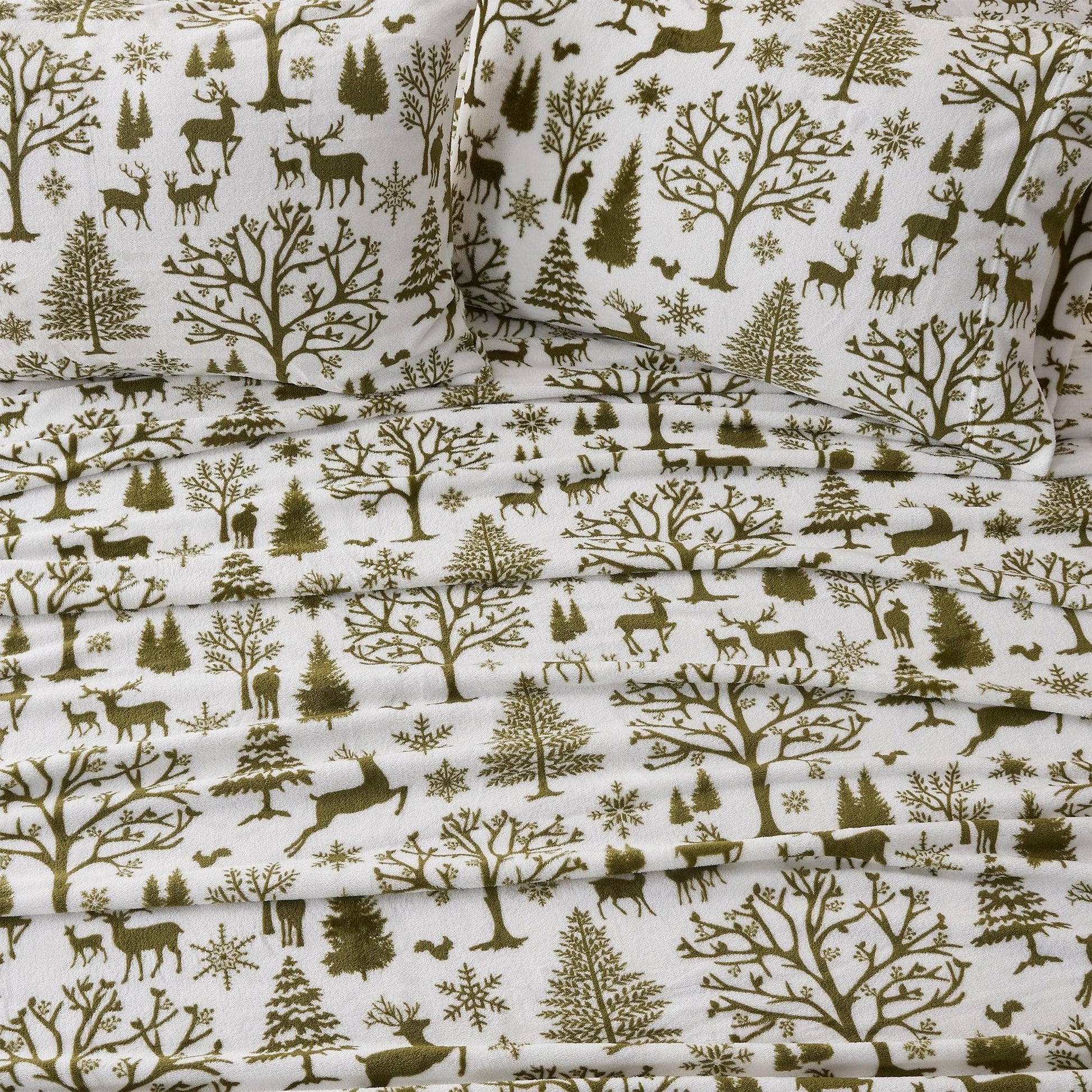 Printed Plush Sheet - Velvet Luxe Collection from PriceLows™