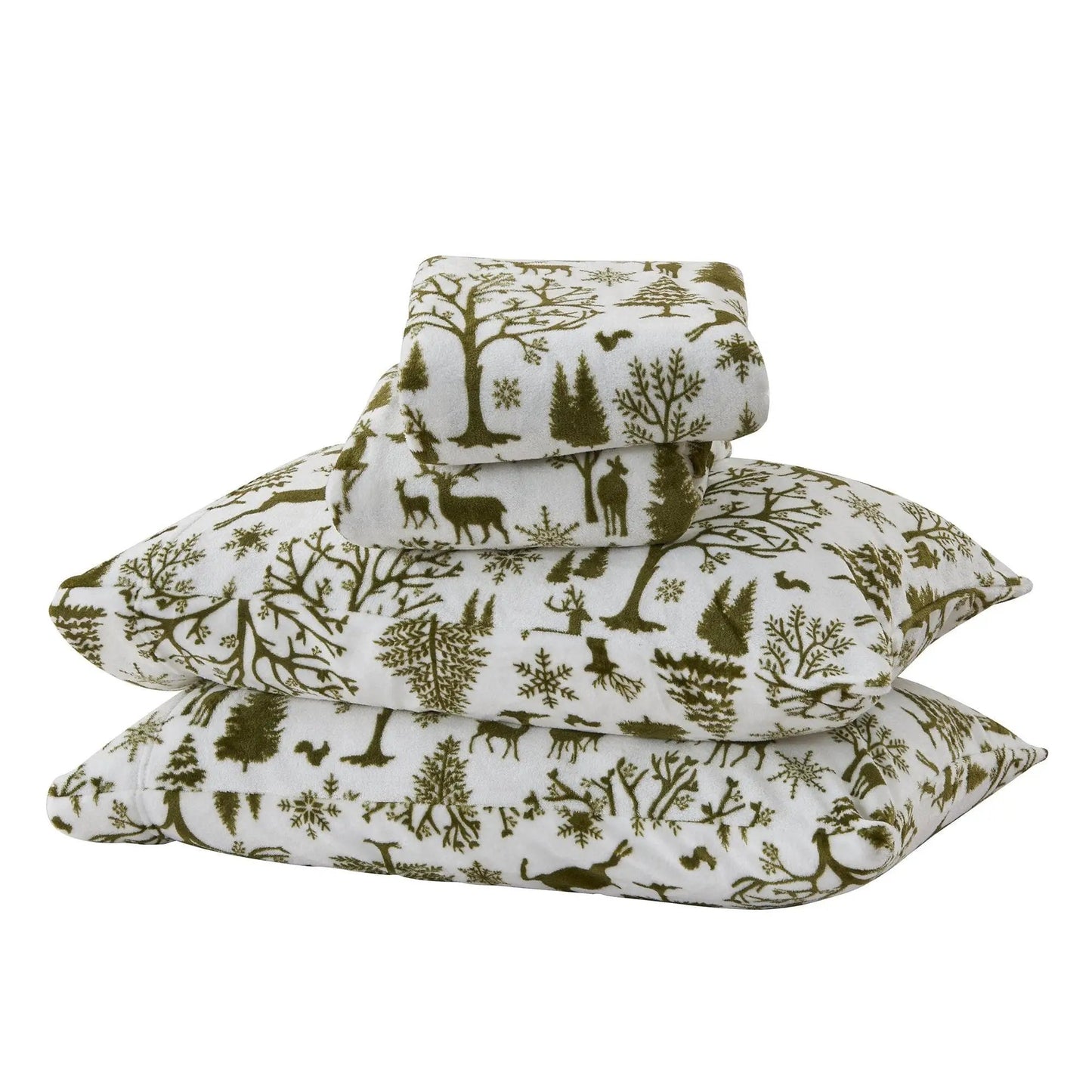 Printed Plush Sheet - Velvet Luxe Collection from PriceLows™