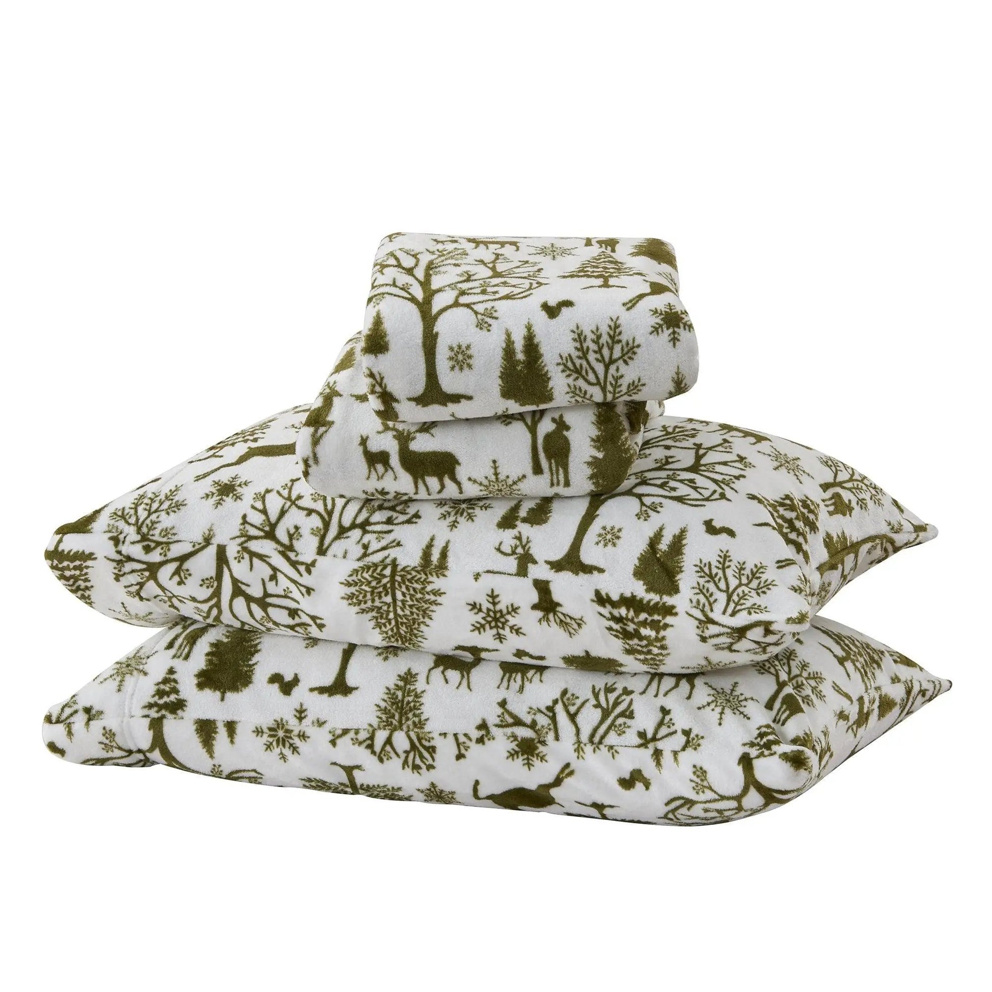 Printed Plush Sheet - Velvet Luxe Collection from PriceLows™