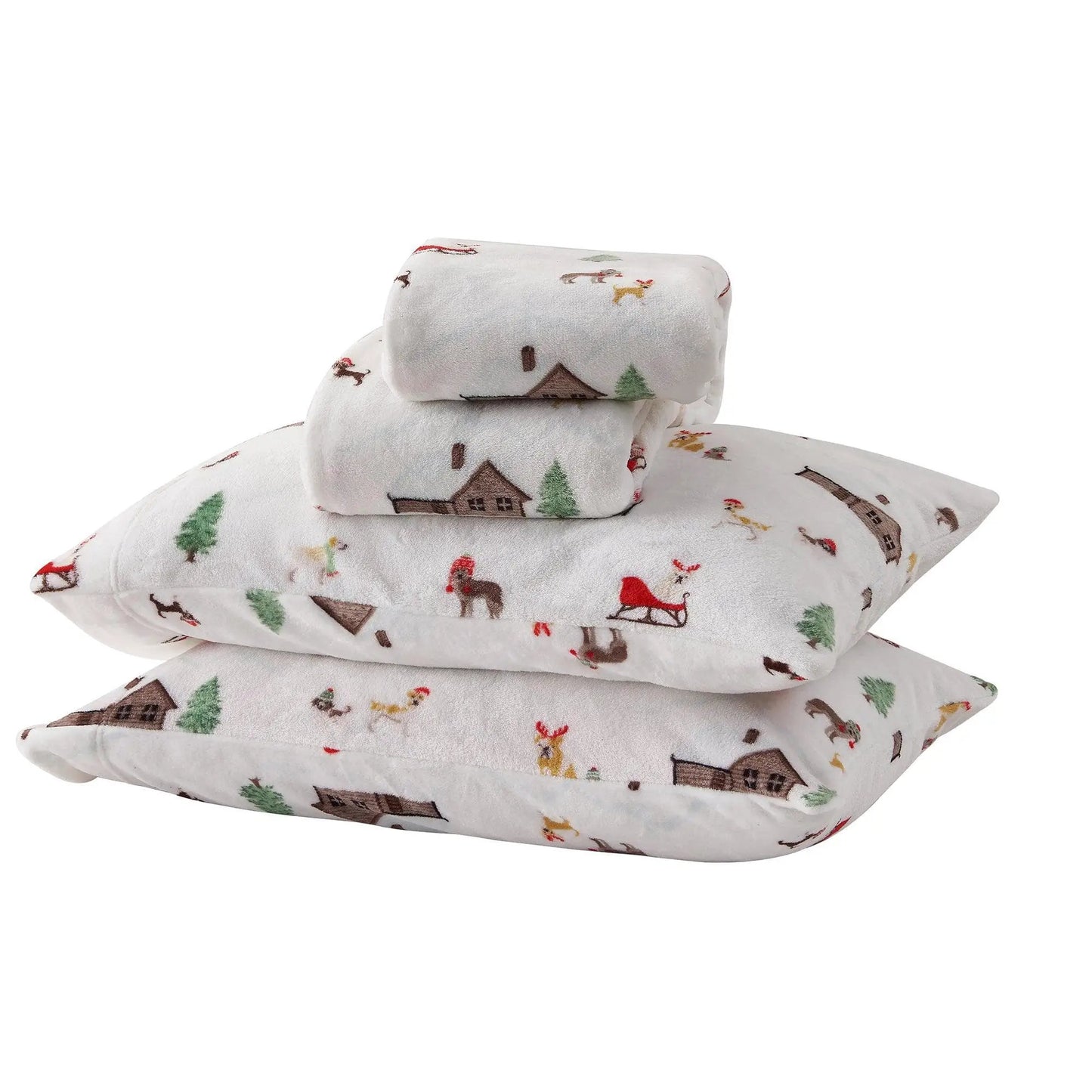 Printed Plush Sheet - Velvet Luxe Collection from PriceLows™