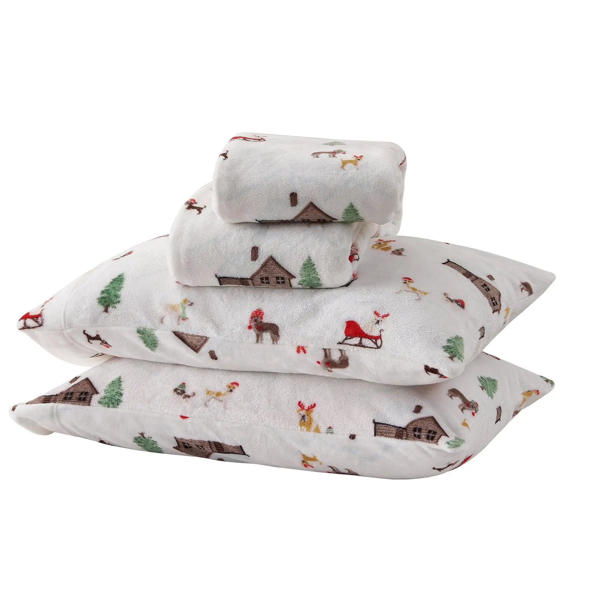 Printed Plush Sheet - Velvet Luxe Collection from PriceLows™