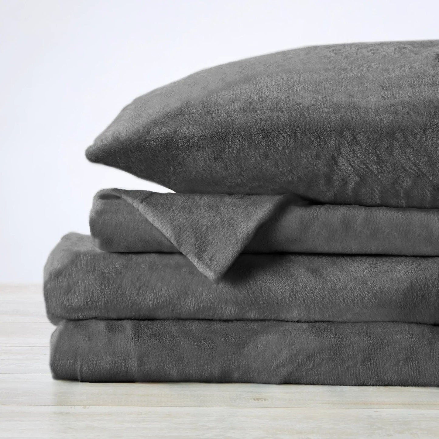 Solid Plush Sheet - Velvet Luxe Collection from PriceLows™