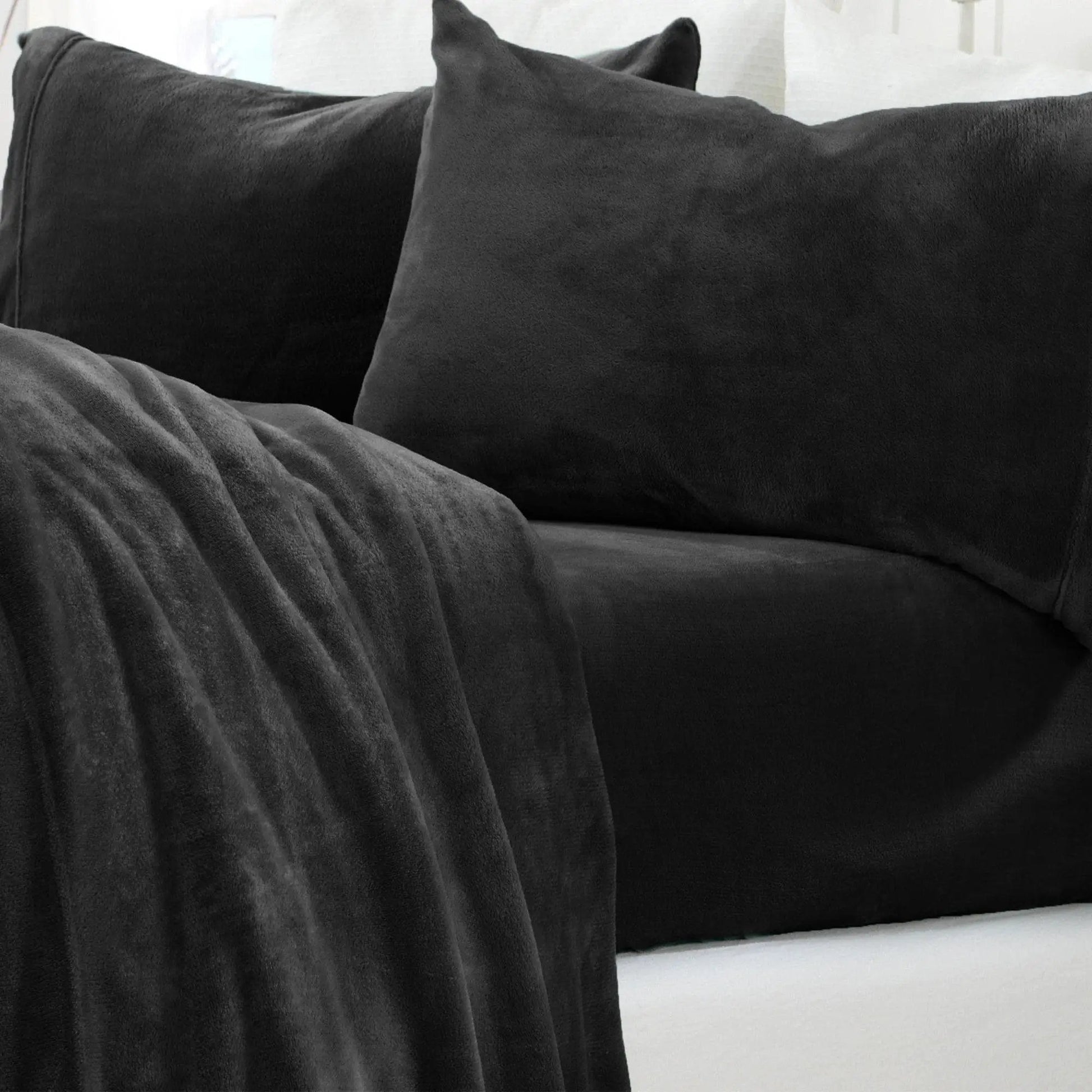 Solid Plush Sheet - Velvet Luxe Collection from PriceLows™