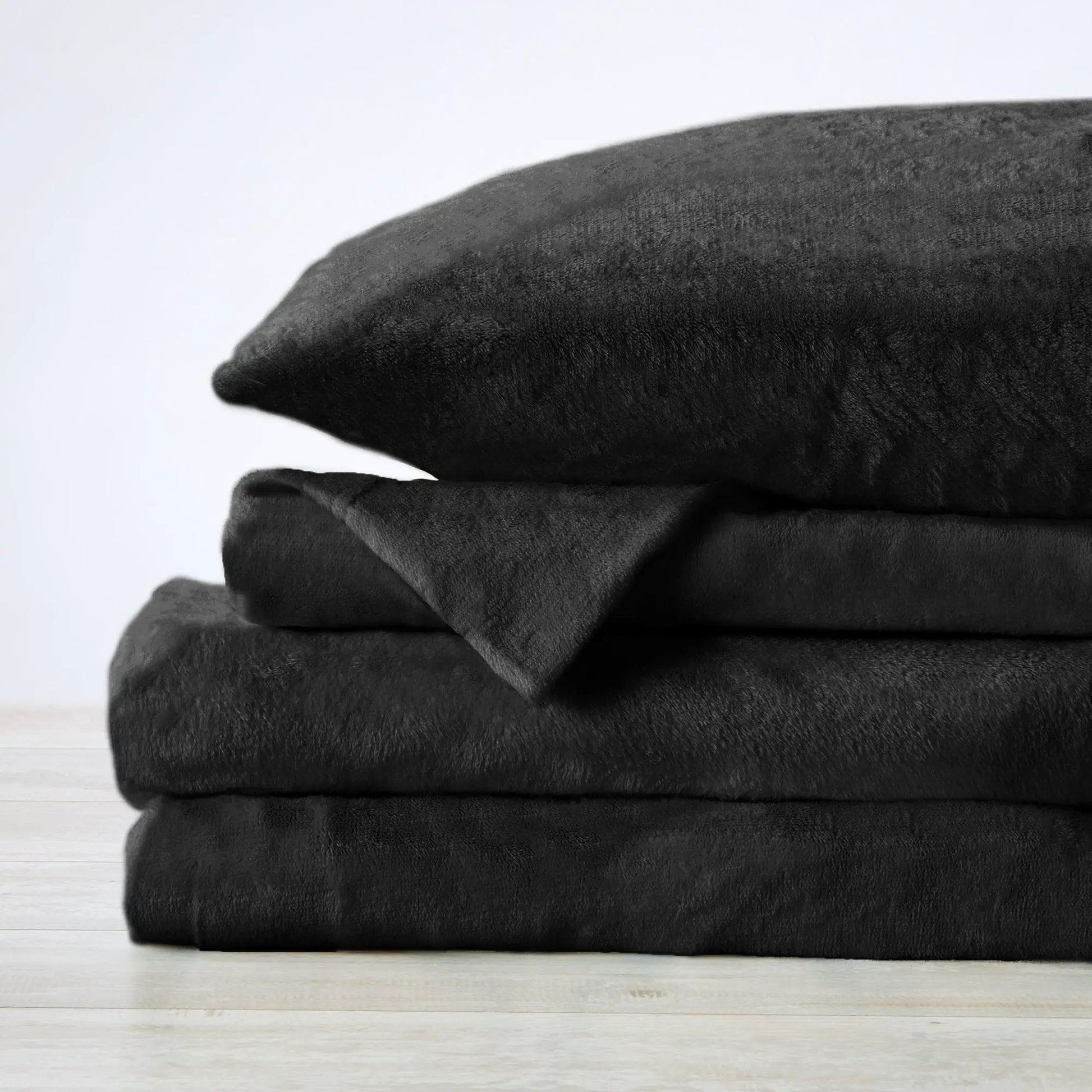 Solid Plush Sheet - Velvet Luxe Collection from PriceLows™