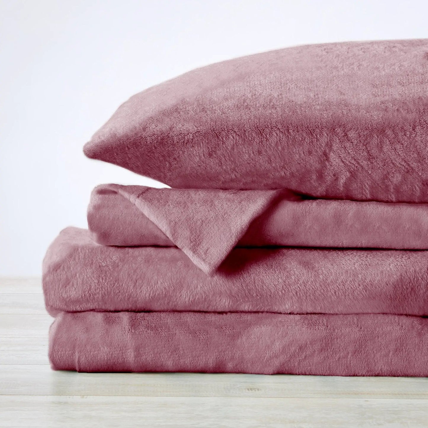Solid Plush Sheet - Velvet Luxe Collection from PriceLows™