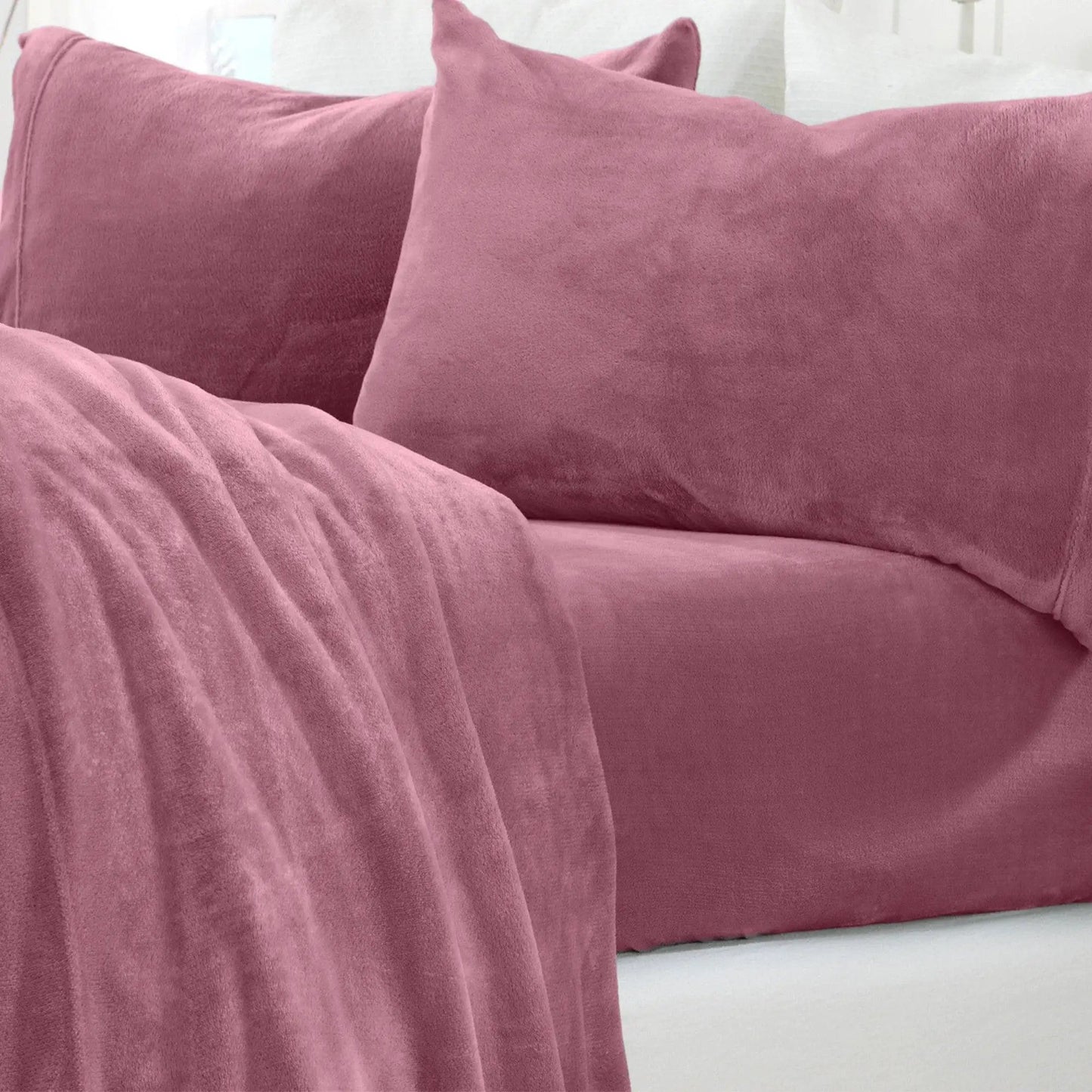 Solid Plush Sheet - Velvet Luxe Collection from PriceLows™