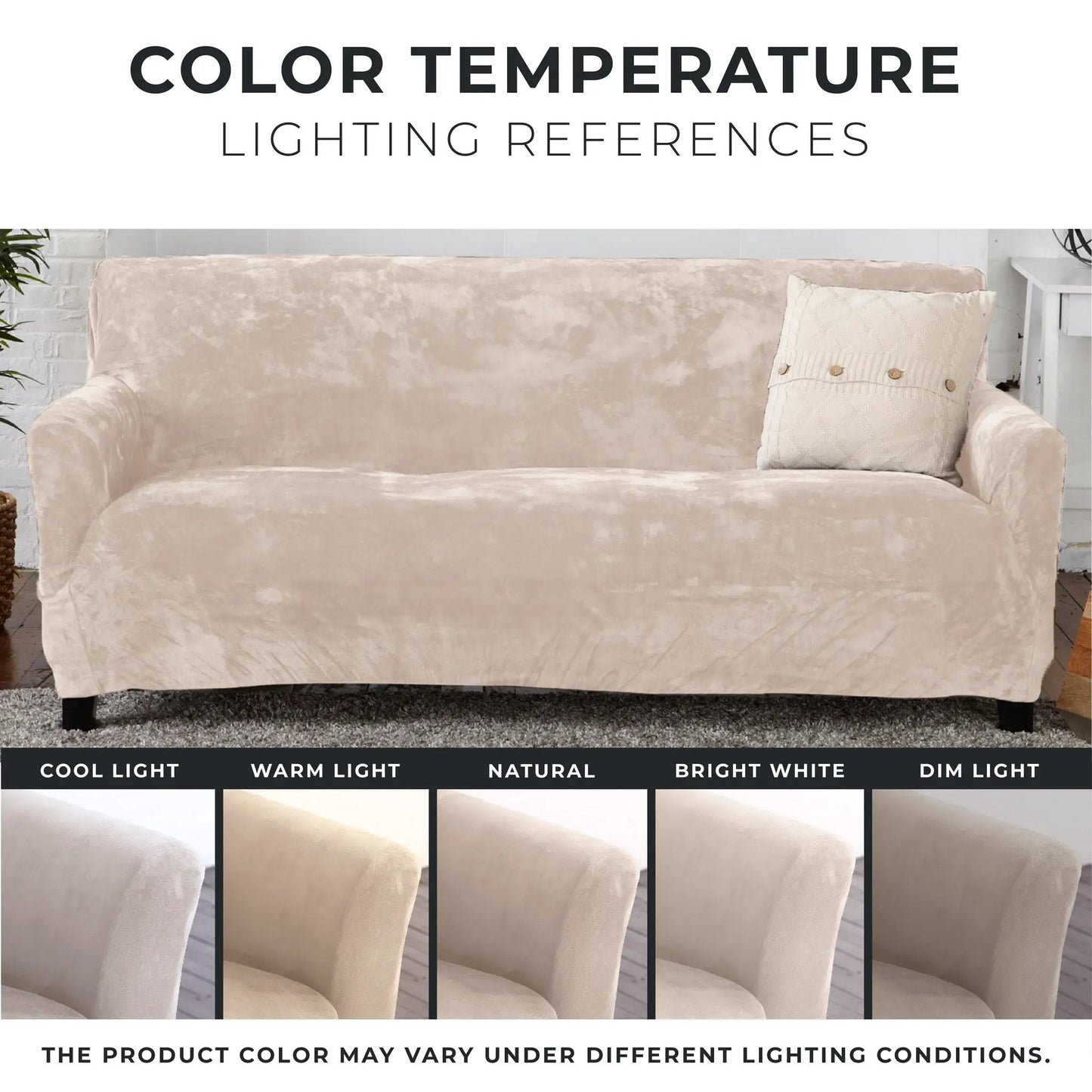 Velvet Stretch Slipcover - Gale Collection from PriceLows™