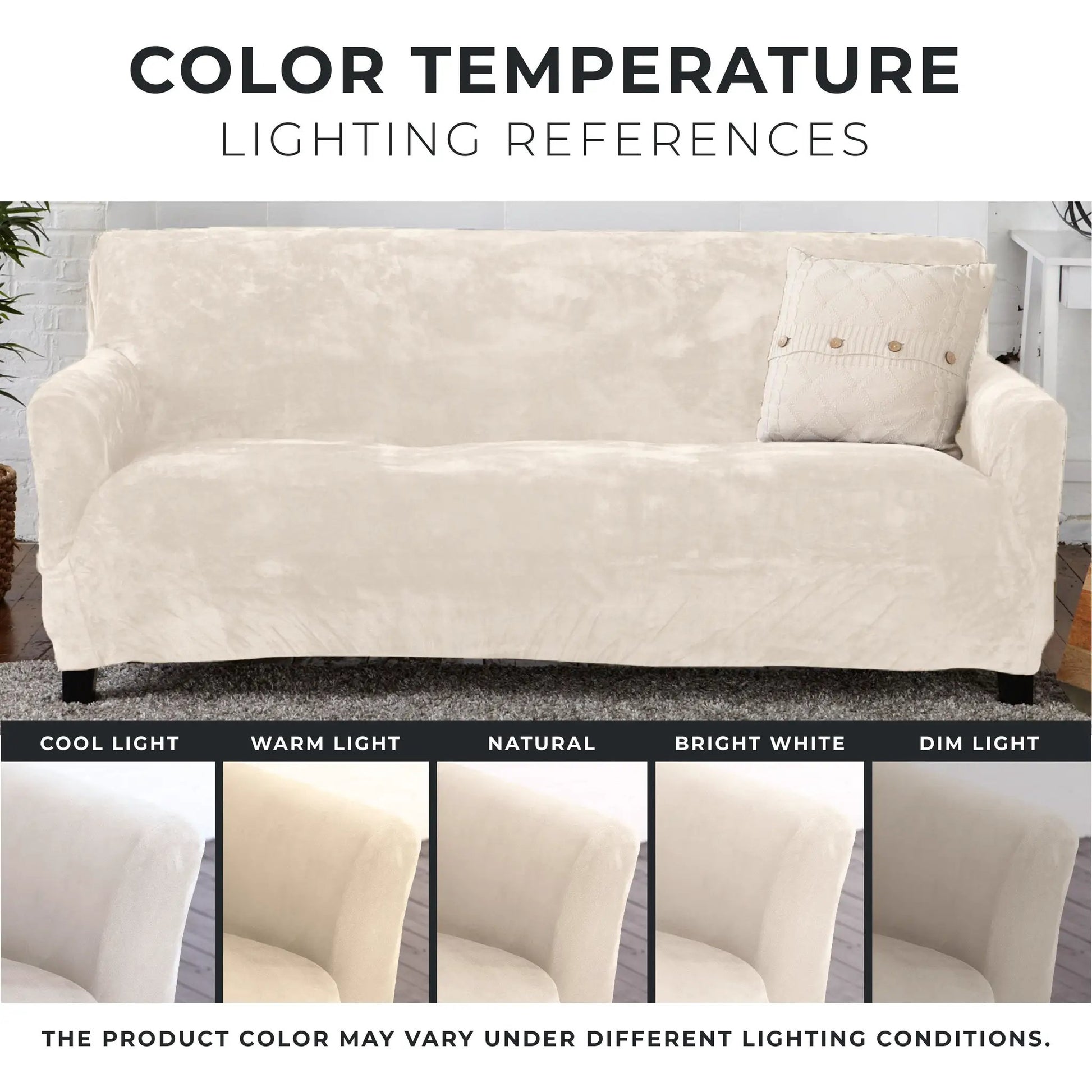 Velvet Stretch Slipcover - Gale Collection from PriceLows™