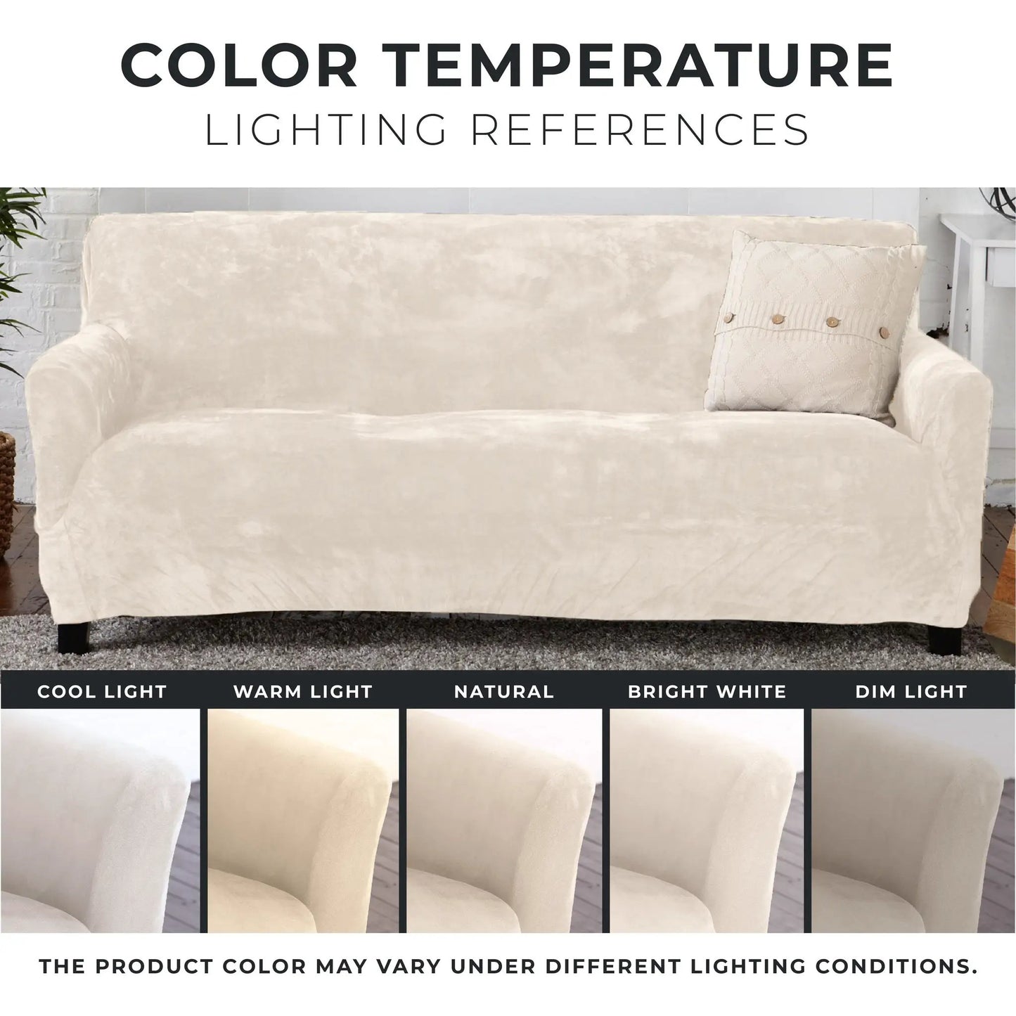 Velvet Stretch Slipcover - Gale Collection from PriceLows™