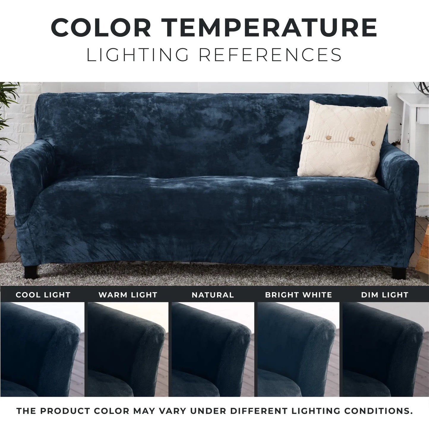 Velvet Stretch Slipcover - Gale Collection from PriceLows™