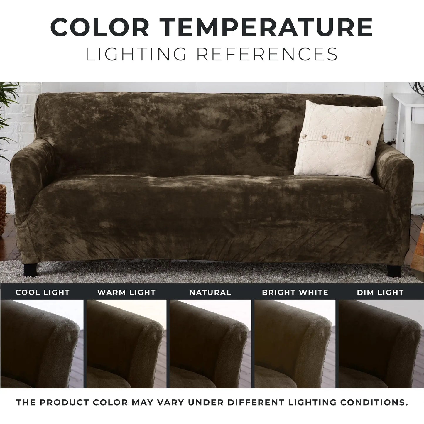 Velvet Stretch Slipcover - Gale Collection from PriceLows™