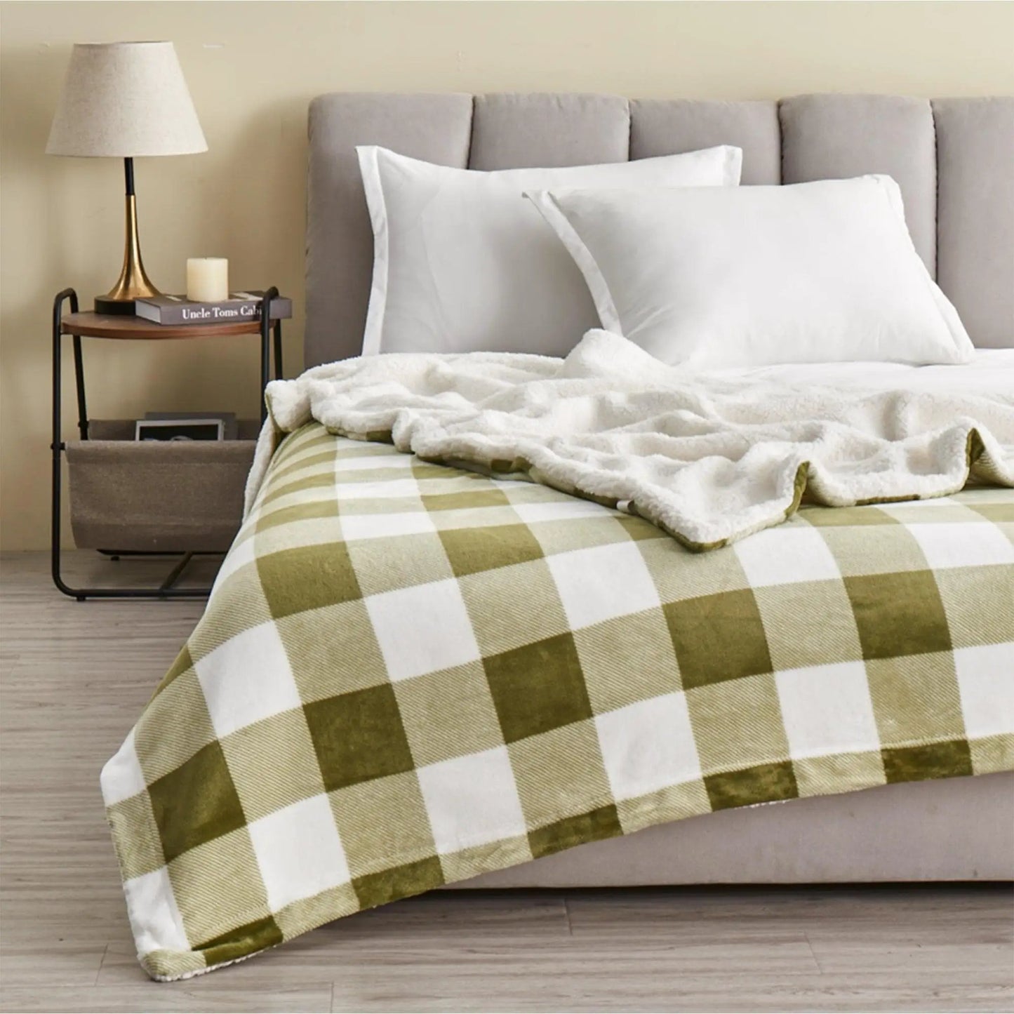 Velvet Plush Sherpa Luxury Bed Blanket - Kinsley Collection from PriceLows™