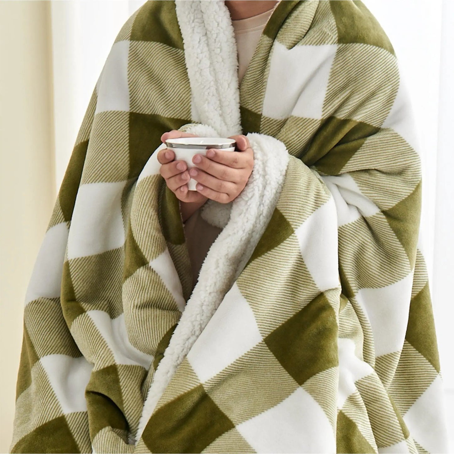 Velvet Plush Sherpa Luxury Bed Blanket - Kinsley Collection from PriceLows™