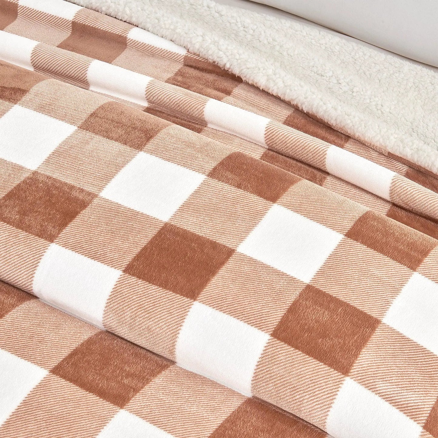 Velvet Plush Sherpa Luxury Bed Blanket - Kinsley Collection from PriceLows™