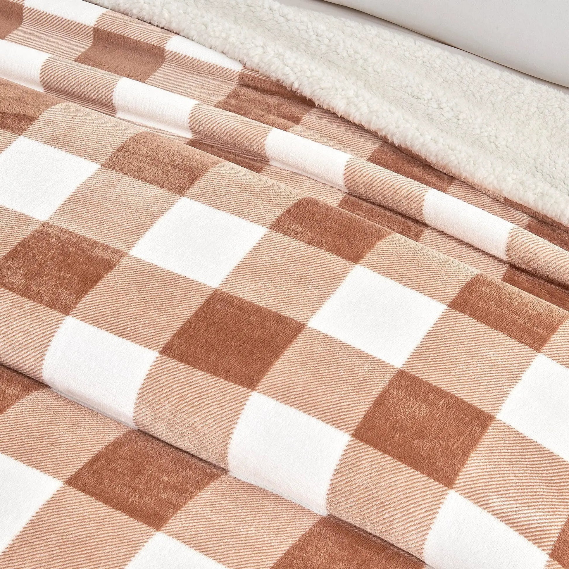 Velvet Plush Sherpa Luxury Bed Blanket - Kinsley Collection from PriceLows™