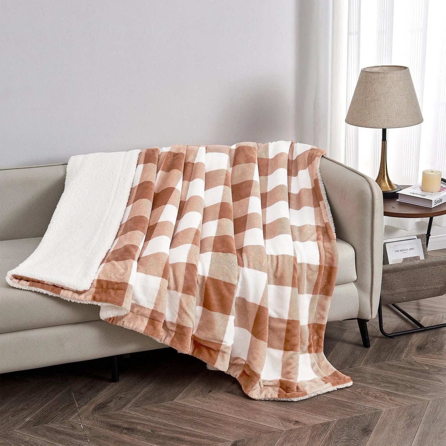Velvet Plush Sherpa Luxury Bed Blanket - Kinsley Collection from PriceLows™