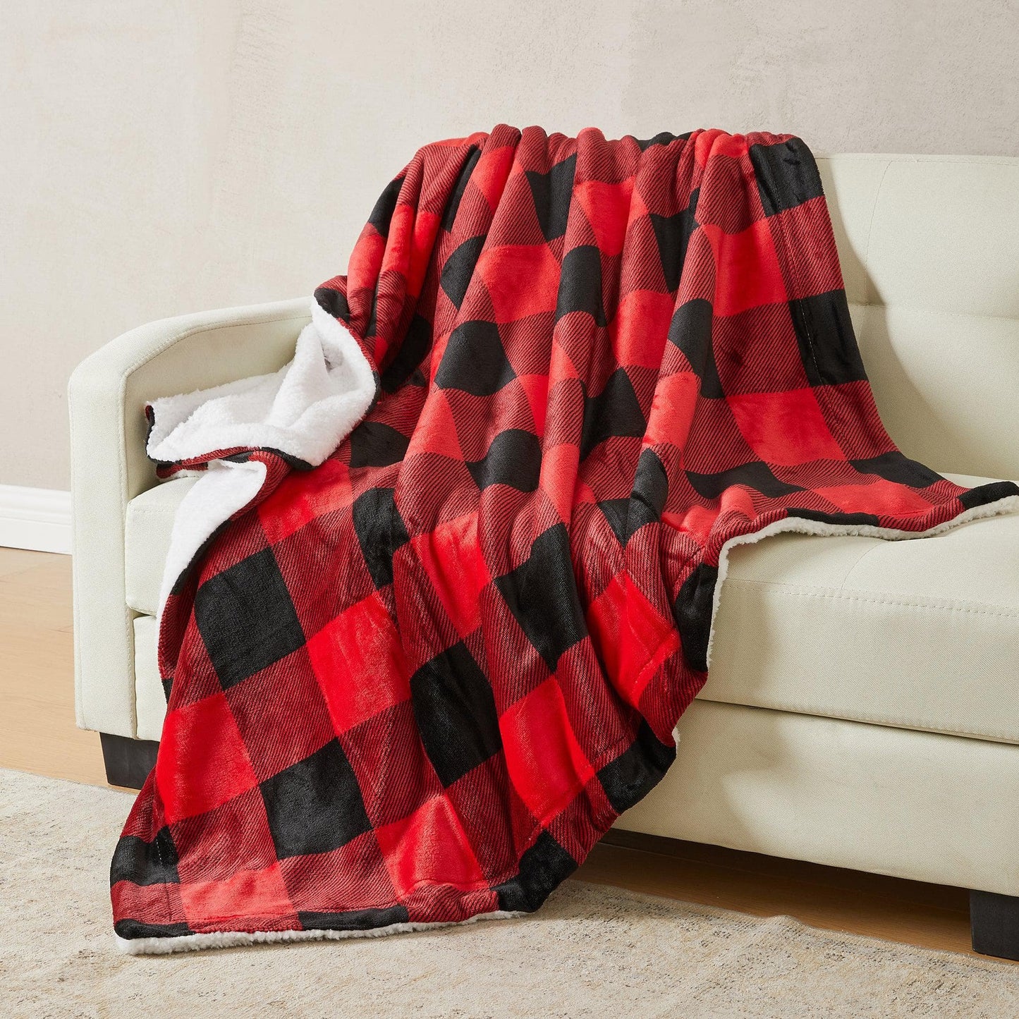 Velvet Plush Sherpa Luxury Bed Blanket - Kinsley Collection from PriceLows™
