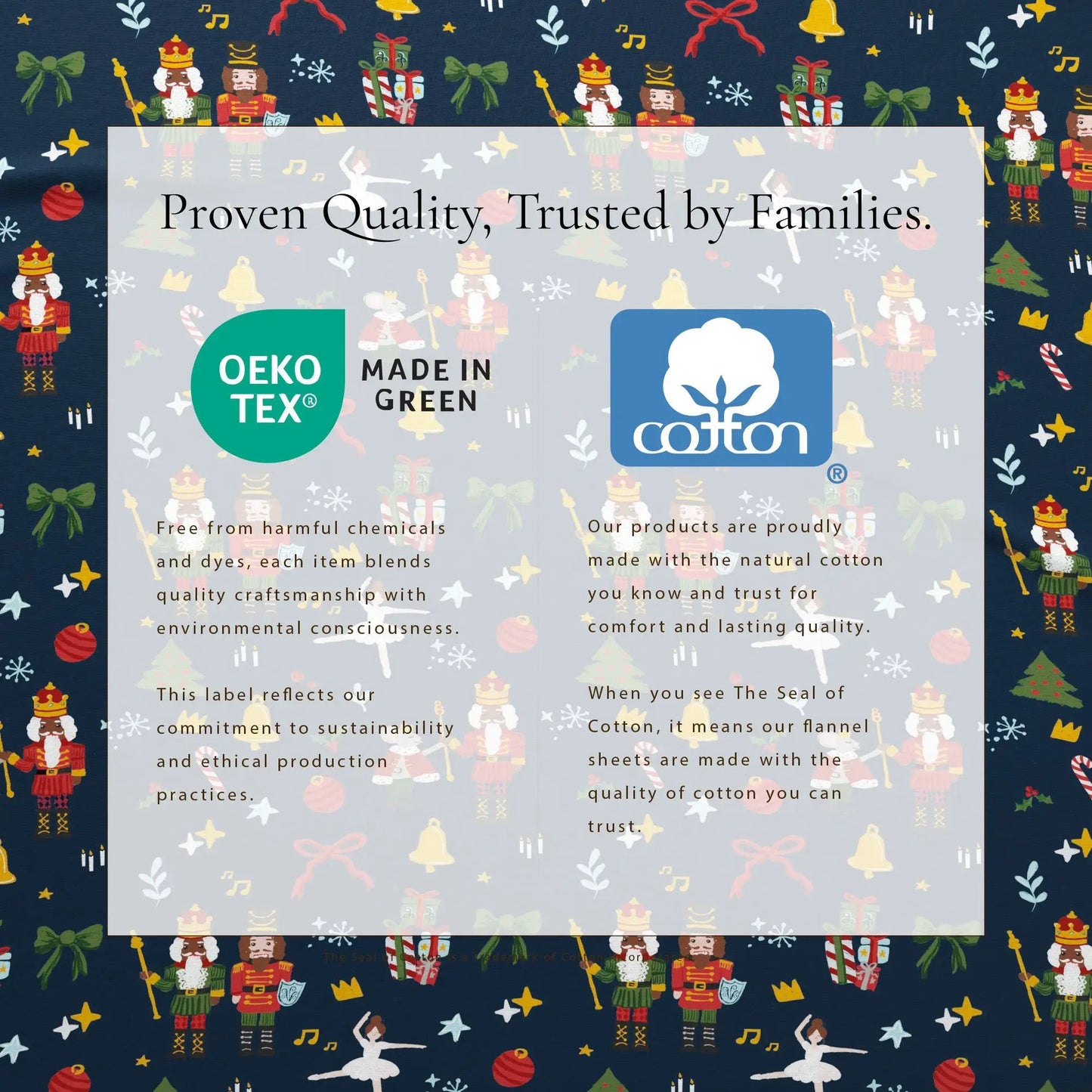 Turkish Cotton Christmas Flannel Sheet - Whittaker Collection from PriceLows™