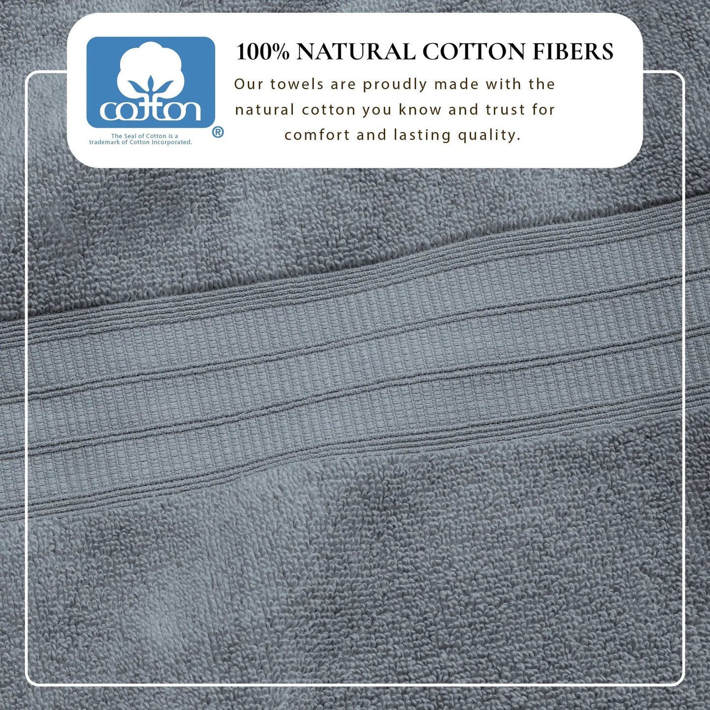 100% Cotton Premium Bath Towel Set - Chiara Collection from PriceLows™