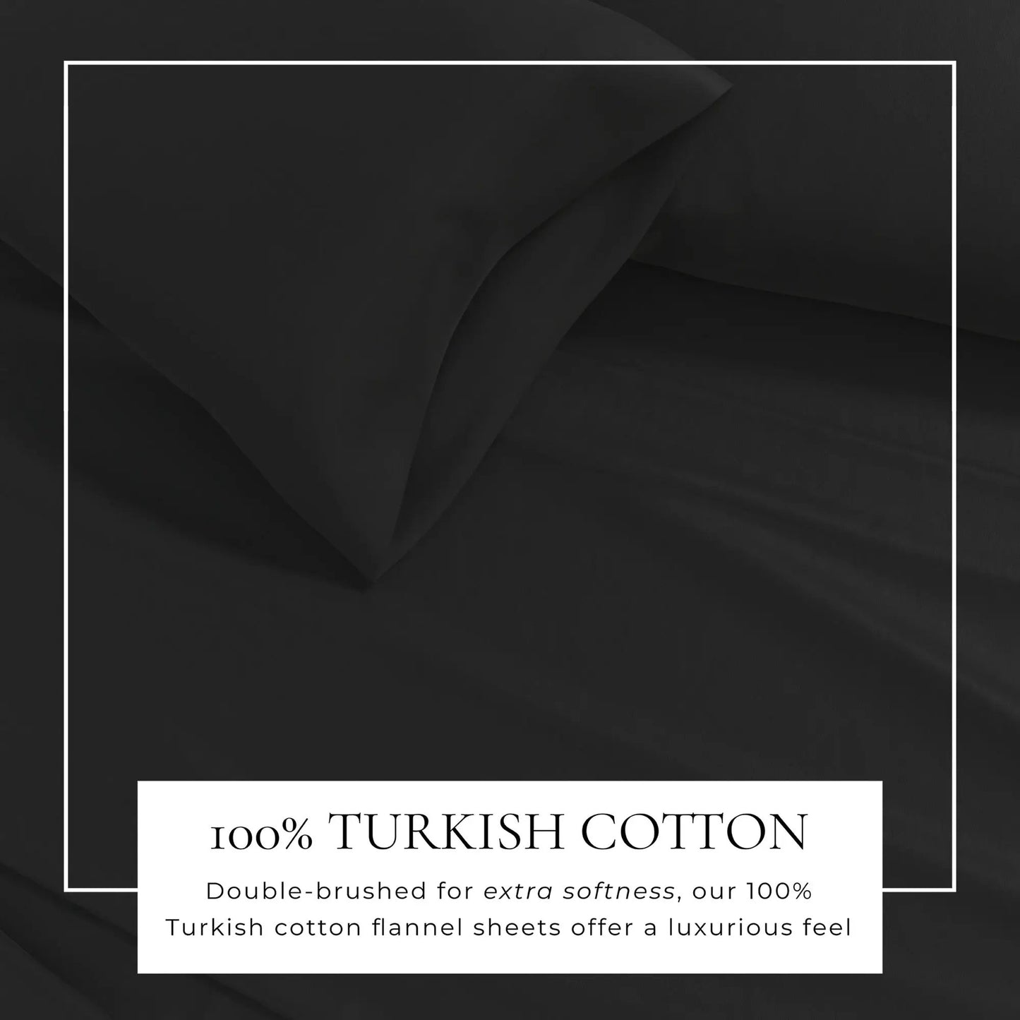 Cotton Solid Flannel Sheet - Nordic Collection from PriceLows™
