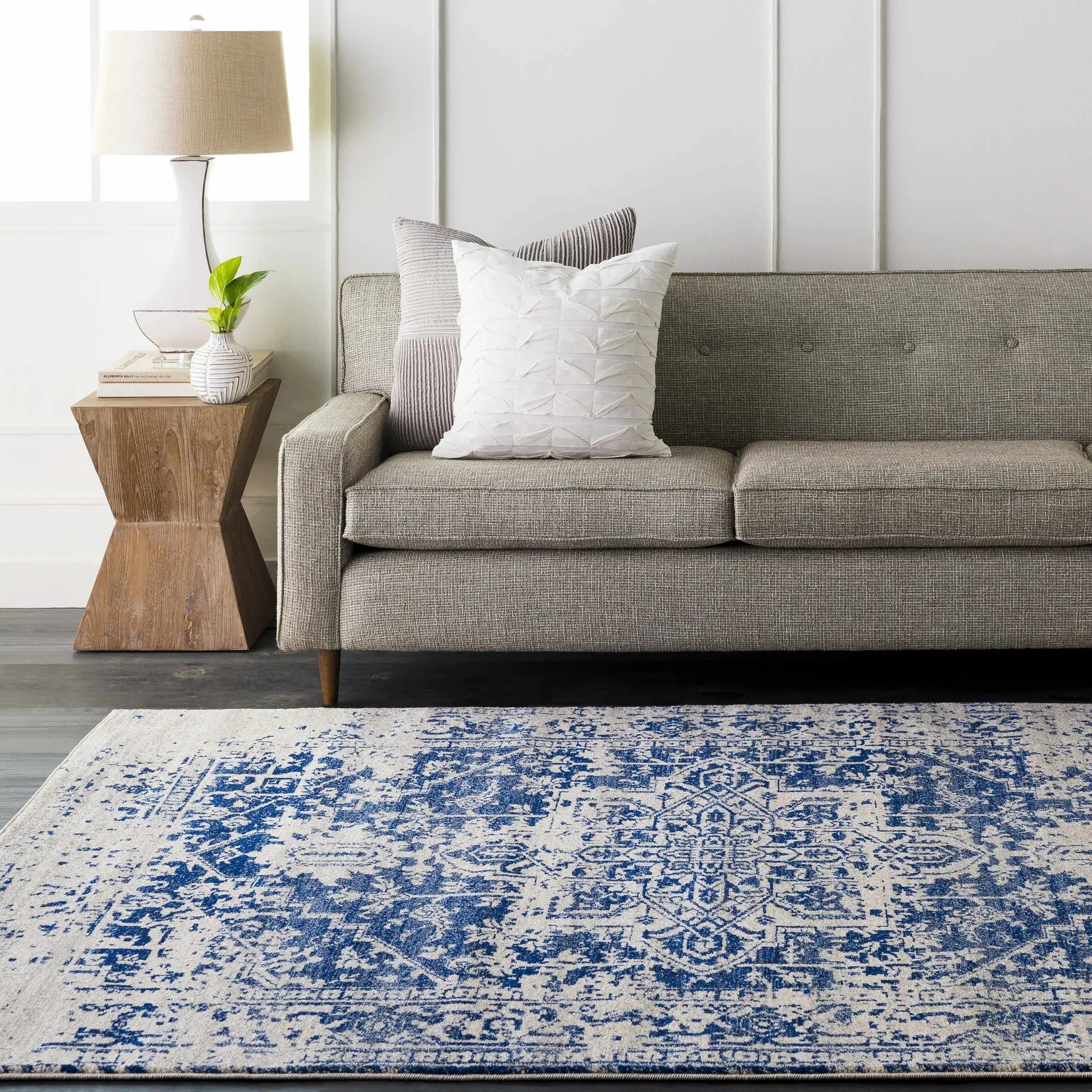 Rachel Navy Area Rug from PriceLows™