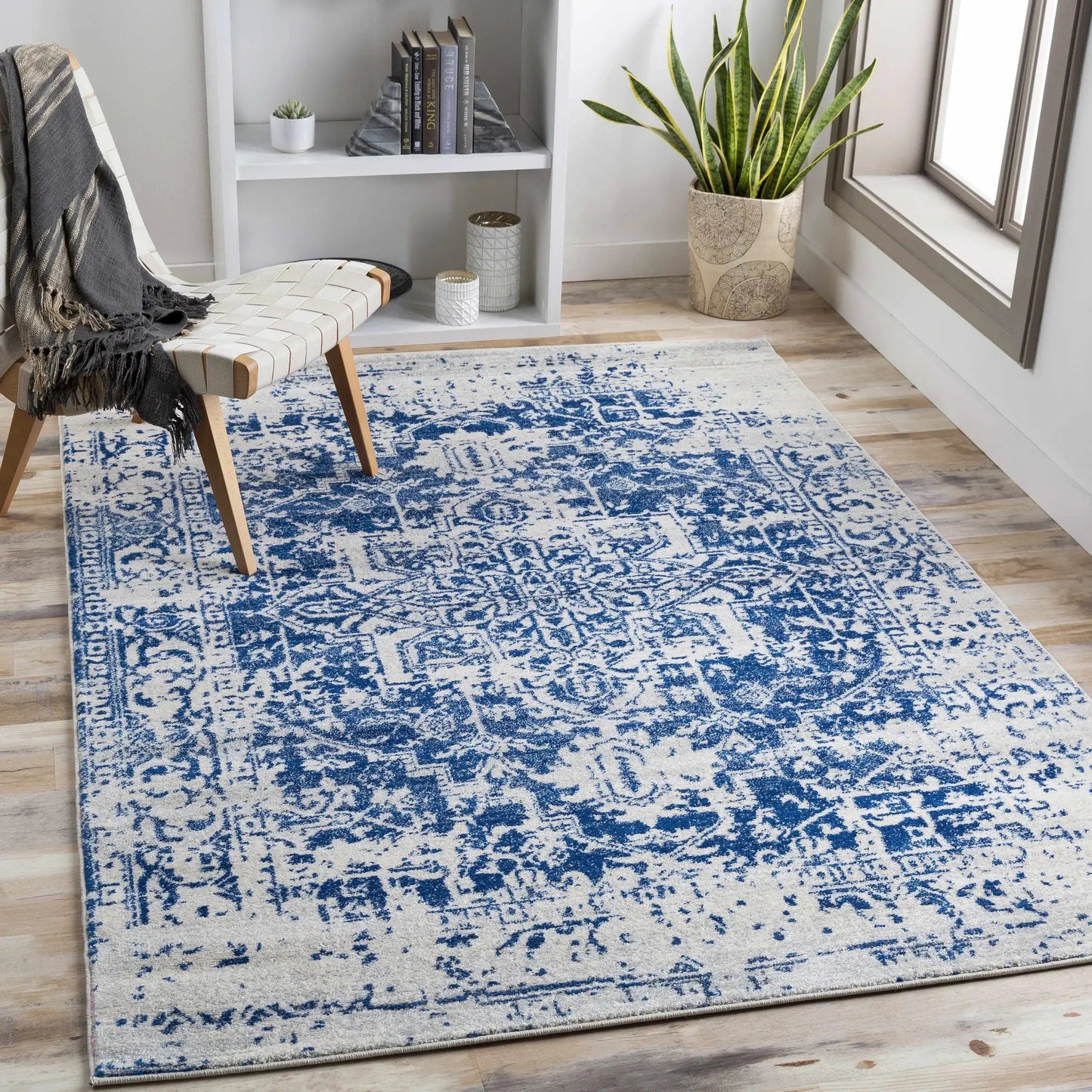 Rachel Navy Area Rug from PriceLows™