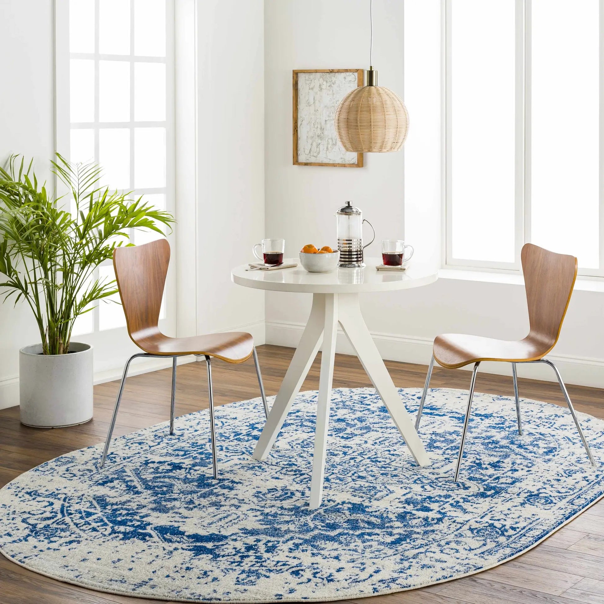 Rachel Navy Area Rug from PriceLows™