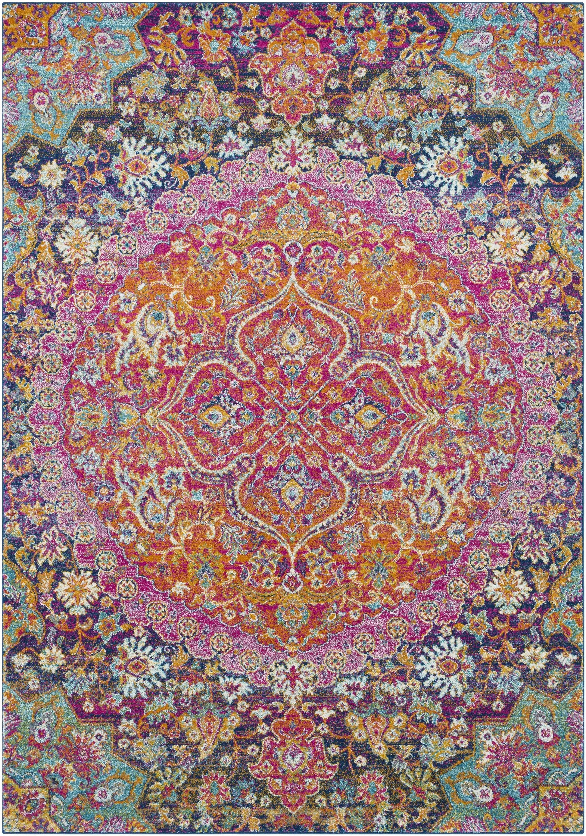 Burnt Orange Ojus Area Rug from PriceLows™