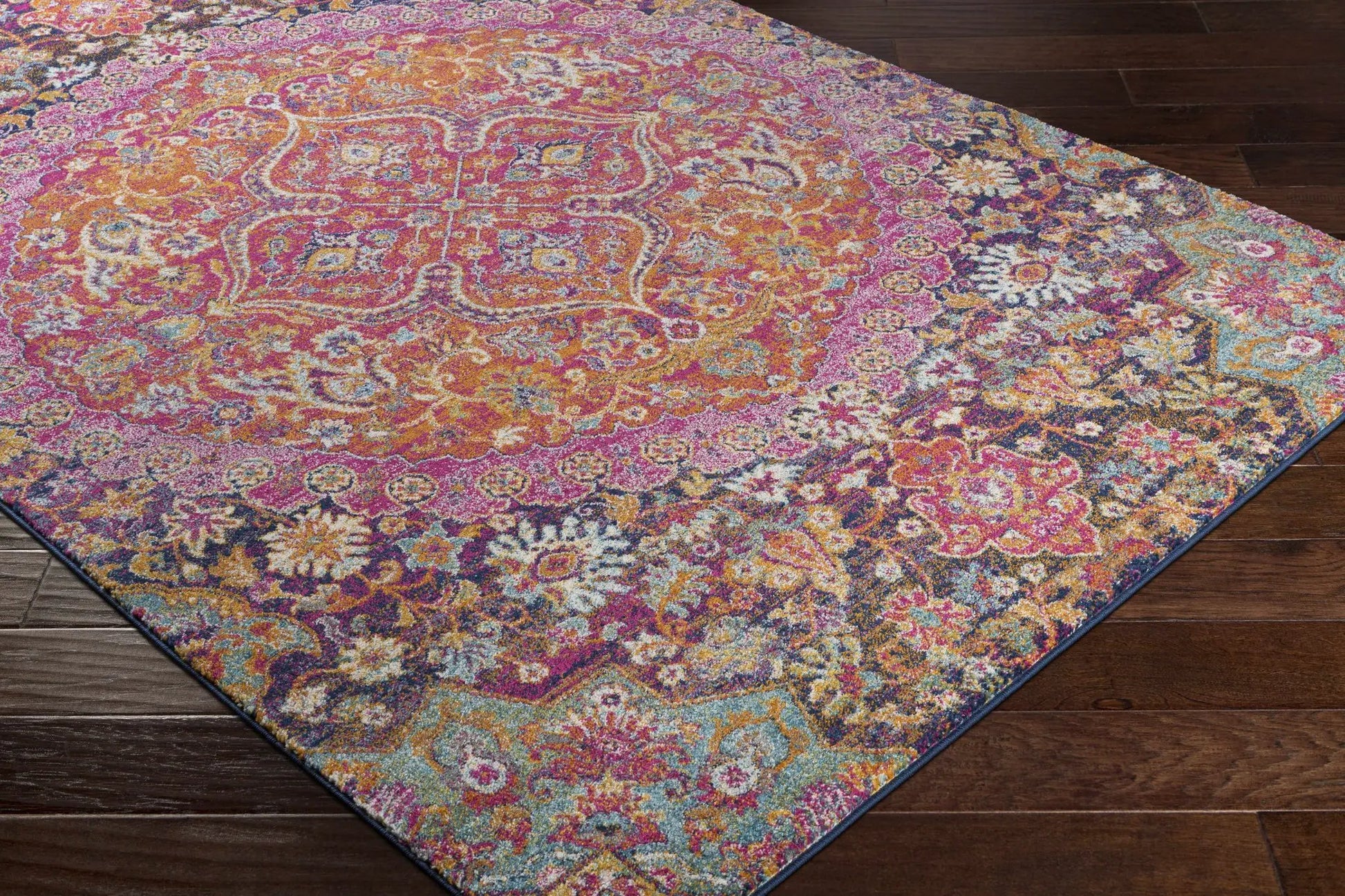 Burnt Orange Ojus Area Rug from PriceLows™