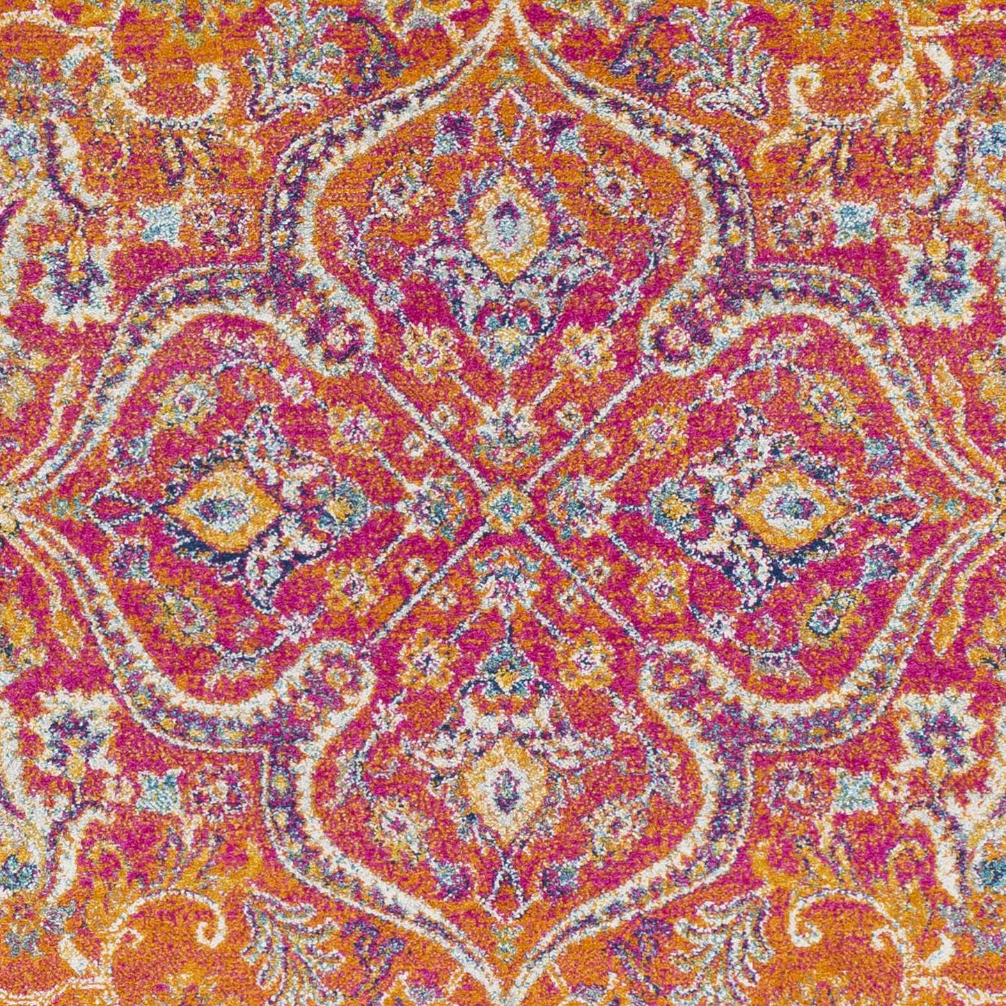 Burnt Orange Ojus Area Rug from PriceLows™