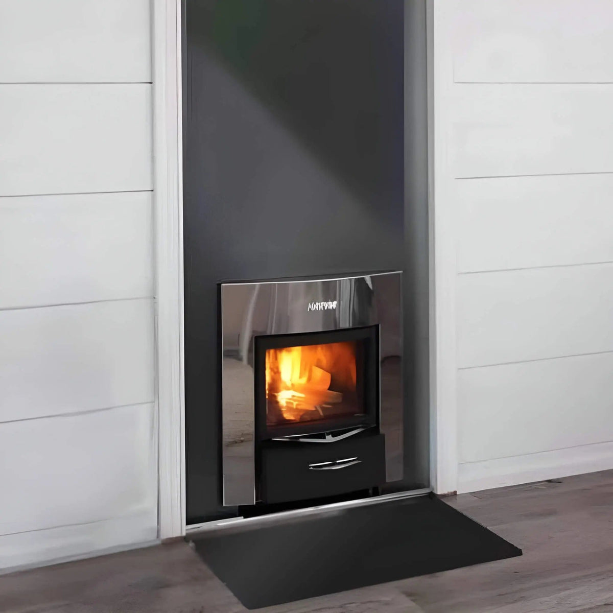 Harvia Duo Series Stainless Steel Wood Sauna Stove With Sauna Stones | Glass | Sauna Heater | Outdoor Living