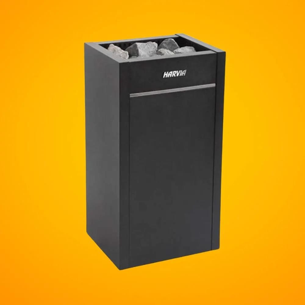 Harvia Virta HL Series Freestanding Electric Sauna Heater With Xenio Series Digital | Stainless Steel | Outdoor Living Use | Outdoor Living