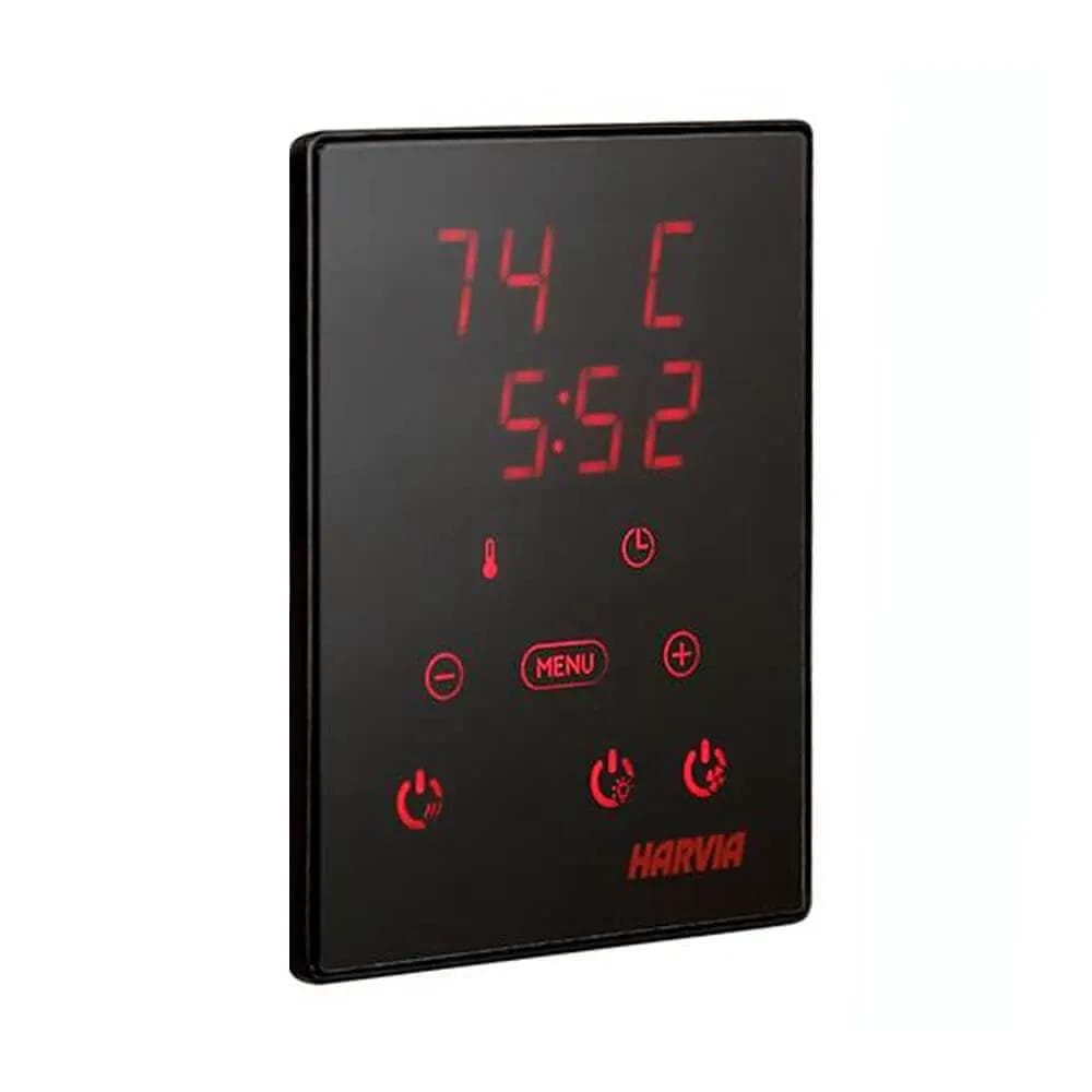Harvia Virta HL Series Freestanding Electric Sauna Heater With Xenio Series Digital | Stainless Steel | Outdoor Living Use | Outdoor Living