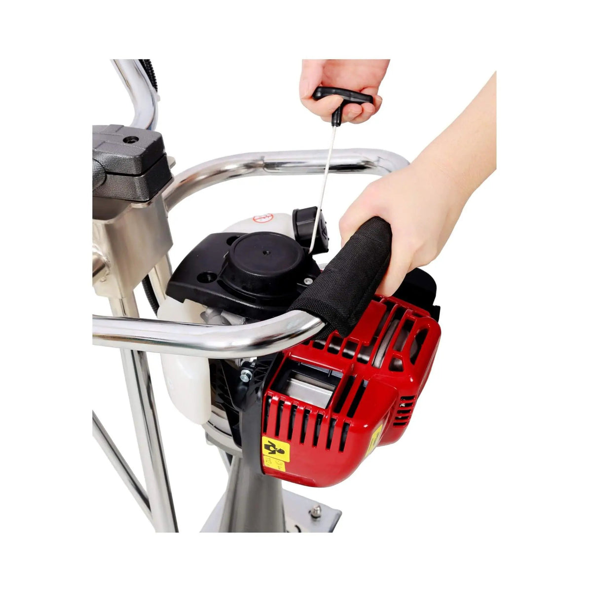 Gas-Powered Concrete Screed | 1.5HP 38CC 4-Stroke Engine | Heavy-Duty Vibrator | Concrete Finishing Tool