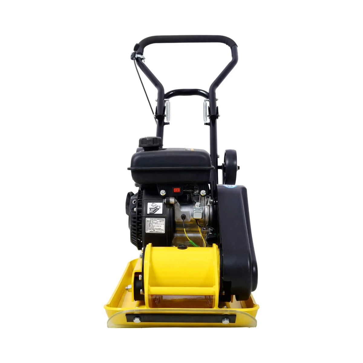 Gas-Powered Plate Compactor | 2.5HP 79CC Engine | 8200N Centrifugal Force | Manual Recoil Start