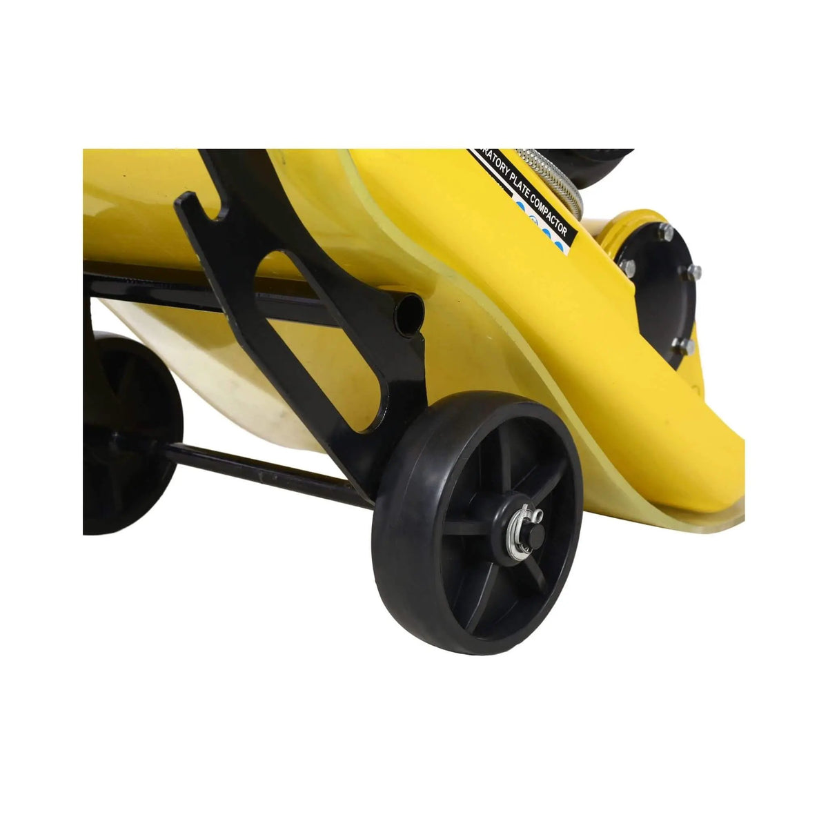 Gas-Powered Plate Compactor | 2.5HP 79CC Engine | 8200N Centrifugal Force | Manual Recoil Start