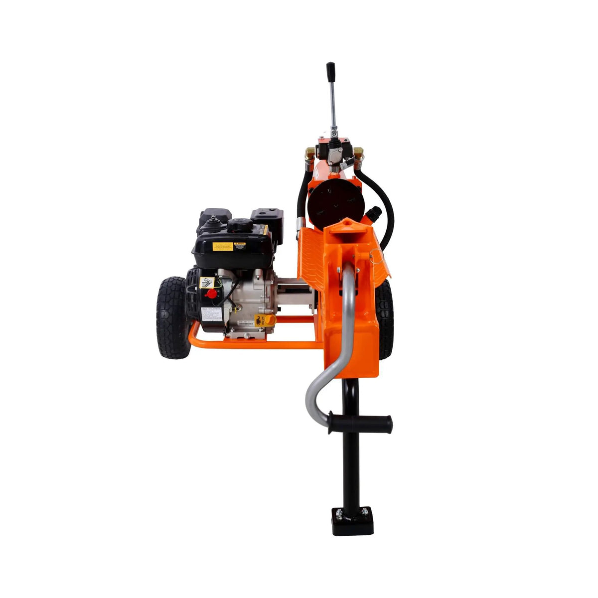 Portable Log Splitter | 20-Ton Force | 7HP Engine | Auto-Return Hydraulic Ram