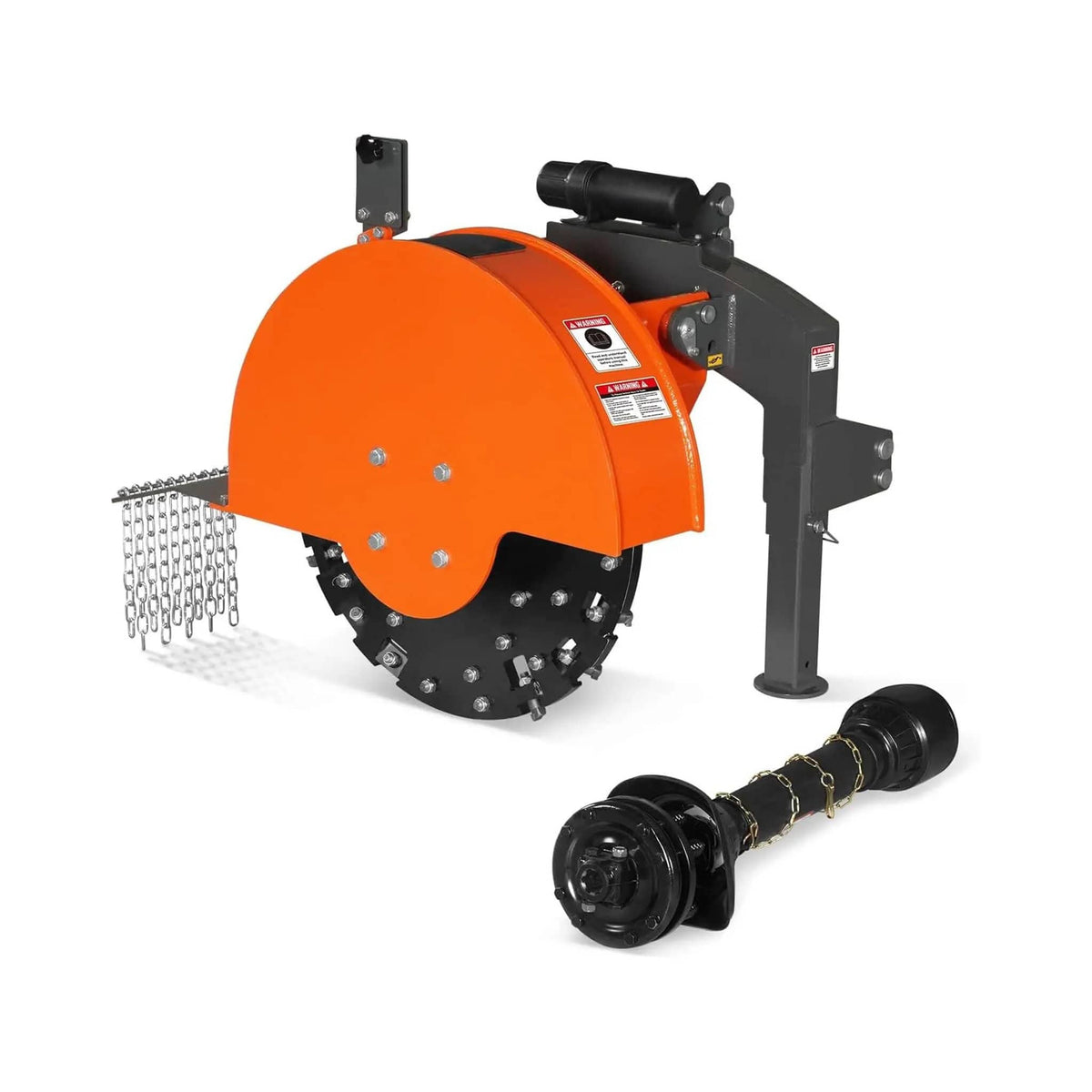 Heavy-Duty 30-Inch 3-Point PTO Stump Grinder For 40-100HP Tractors | 100 HP | 30 Inch | Skid Steer Attachment