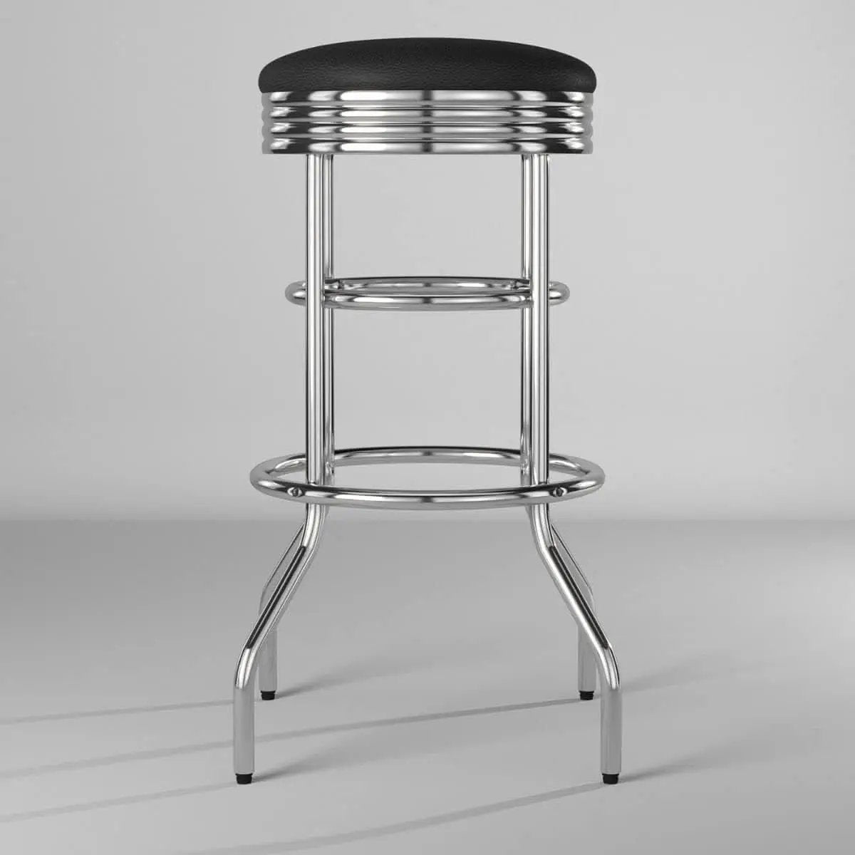 Heavy Duty 30 Inch Backless Swivel Bar Stool Chrome Finish from PriceLows™