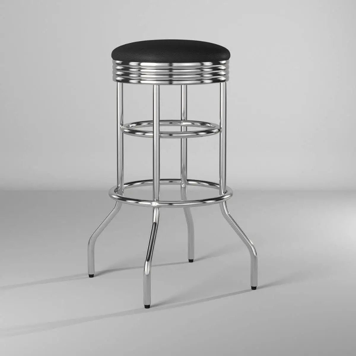 Heavy Duty 30 Inch Backless Swivel Bar Stool Chrome Finish from PriceLows™