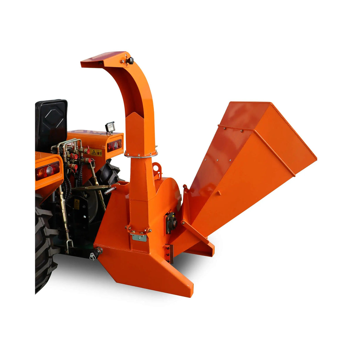 PTO Wood Chipper Shredder Attachment | 4 Inch Capacity | 20x20 Inch Feed Hopper | For Tractors