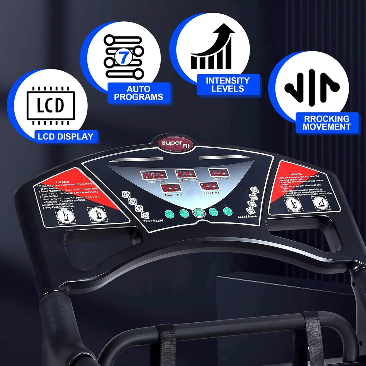 Heavy-Duty 400LBS Whole Body Vibration Plate Workout Machine | 400 lb | Vibration Exercise Machine | Home