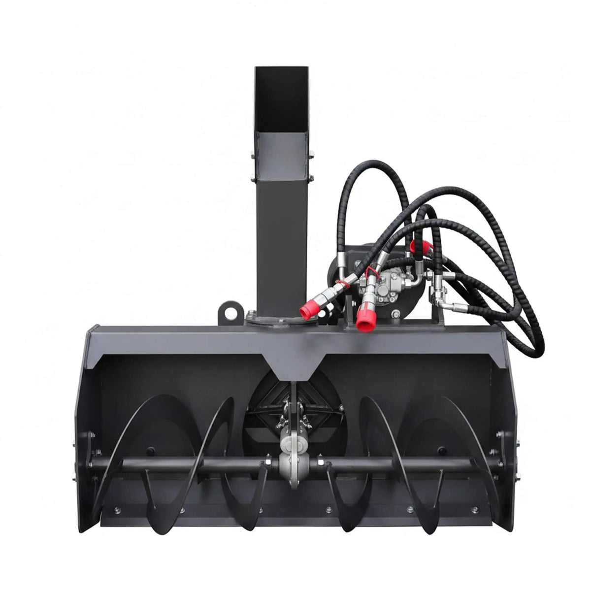 Heavy-Duty 41-Inch Mini Snow Blower Skid Steer Attachment | 41 Inch | Steel | Home