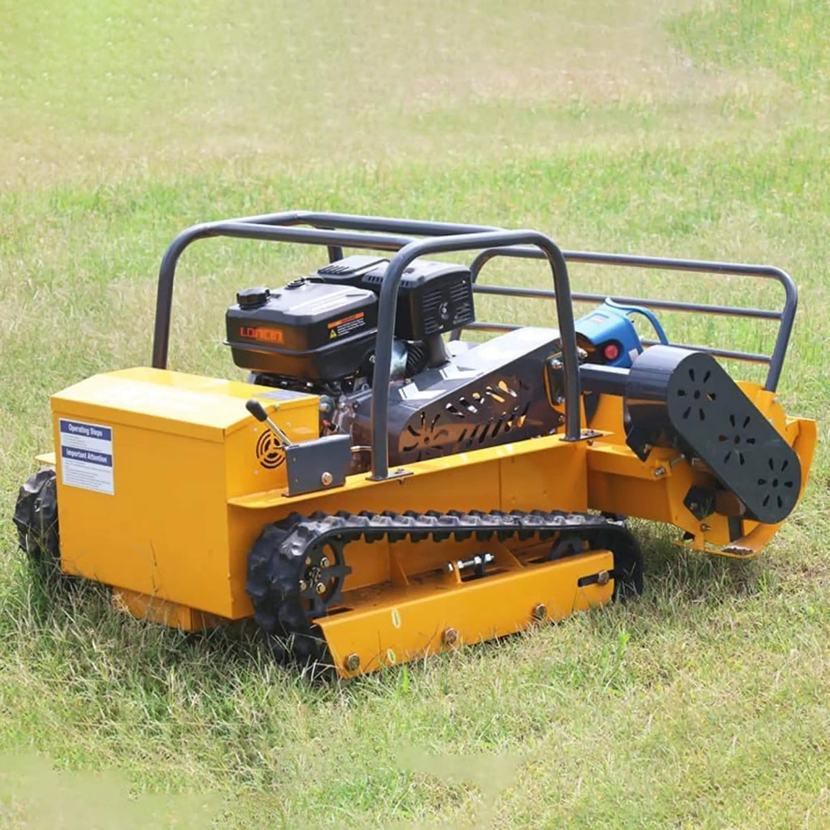 Heavy-Duty 459CC Commercial Remote-Controlled Hybrid Mower | Robotic Mower | Home Use | Home