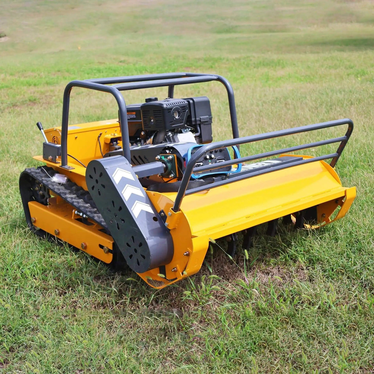 Heavy-Duty 459CC Commercial Remote-Controlled Hybrid Mower | Robotic Mower | Home Use | Home