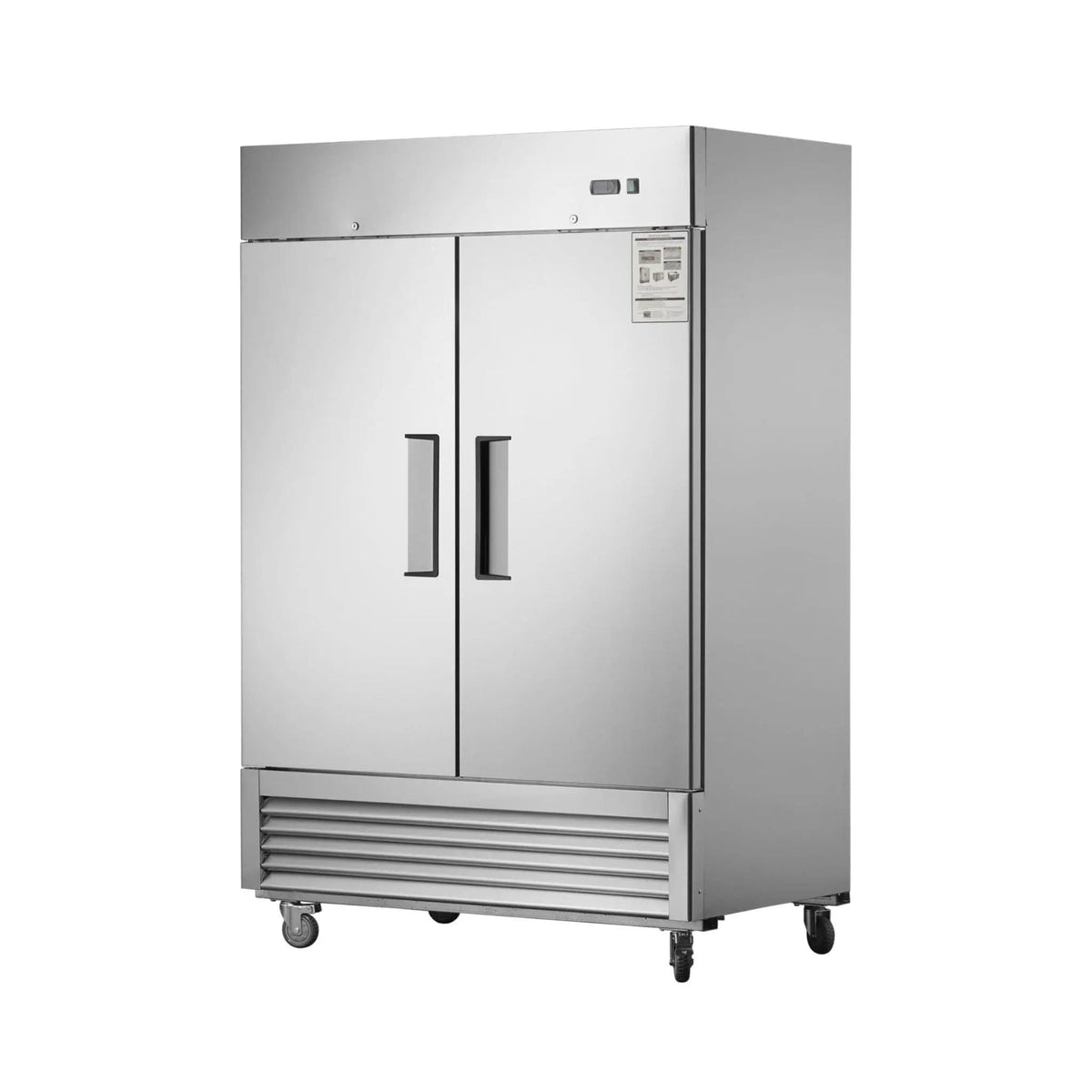 Heavy-Duty 54-Inch Stainless Steel 2-Door Reach-In Upright Commercial Freezer | 54 Inch | 2-Door | Refrigerator