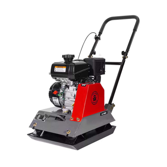 Heavy Duty 6HP Industrial Gas Powered Quad Clean Vibratory Plate Dirt Soil Road | 6 HP | Walk-Behind Compactor | Home
