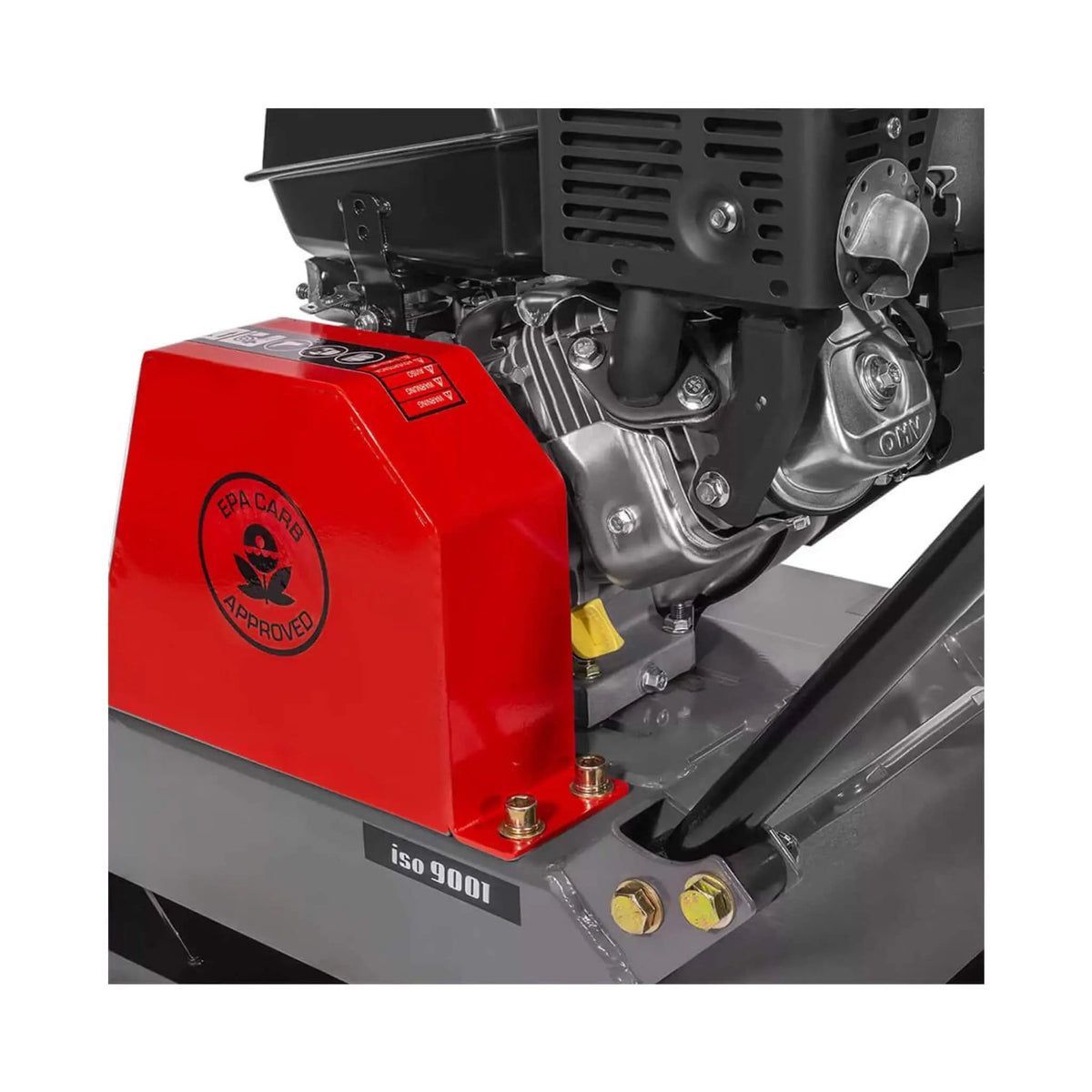 Heavy Duty 6HP Industrial Gas Powered Quad Clean Vibratory Plate Dirt Soil Road | 6 HP | Walk-Behind Compactor | Home