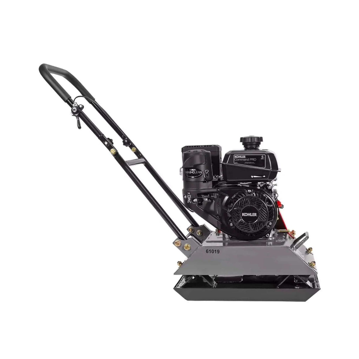 Heavy Duty 6HP Industrial Gas Powered Quad Clean Vibratory Plate Dirt Soil Road | 6 HP | Walk-Behind Compactor | Home